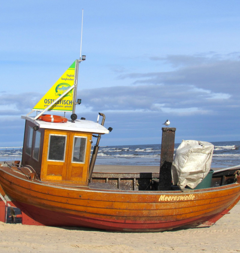 Fischerboot Seebad Ahlbeck